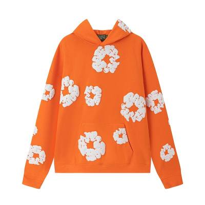 EM Sneakers Denim Tears Hoodie & Sweatpant Sets Cotton Wreath Royal Orange 02