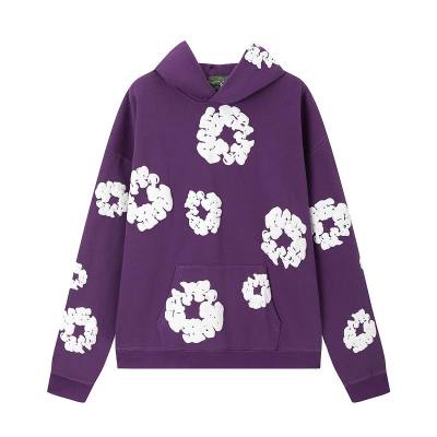EM Sneakers Denim Tears Hoodie & Sweatpant Sets Cotton Wreath Royal Purple 02