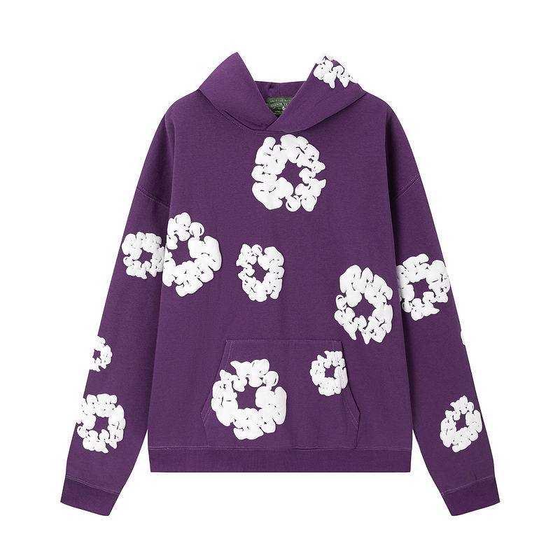 EM Sneakers Denim Tears Hoodie & Sweatpant Sets Cotton Wreath Royal Purple
