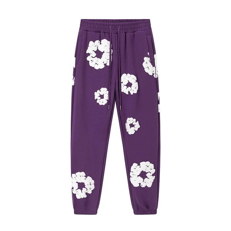 EM Sneakers Denim Tears Hoodie & Sweatpant Sets Cotton Wreath Royal Purple