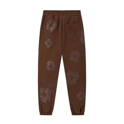 EM Sneakers Denim Tears The Cotton Wreath Sweatpants Brown Flower 02