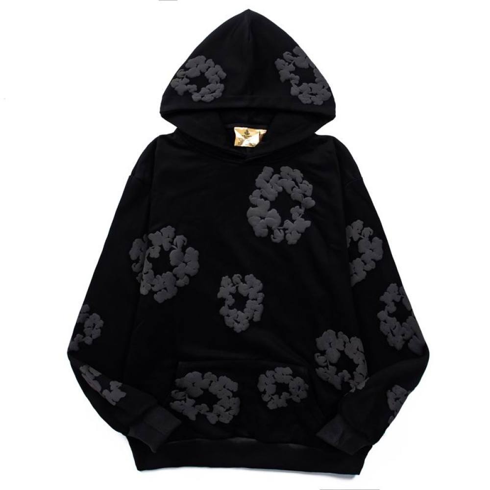 EM Sneakers Denim Tears The Cotton Wreath Sweatshirt Royal Black Monochrome