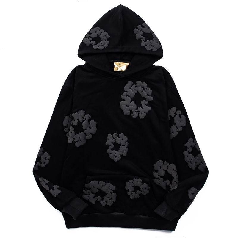 EM Sneakers Denim Tears The Cotton Wreath Sweatshirt Royal Black Monochrome