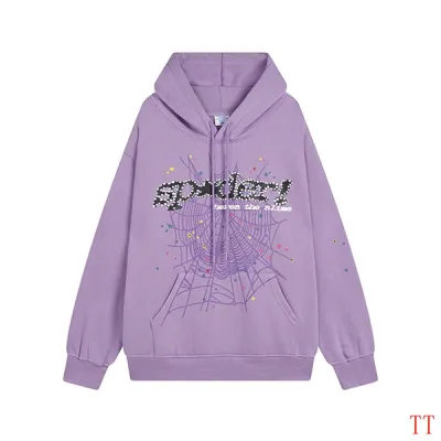 EM Sneakers Sp5der Hoodie & Sweatpant Set Acai Purple 02