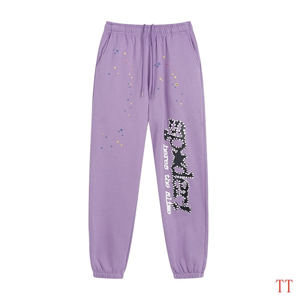 EM Sneakers Sp5der Hoodie & Sweatpant Set Acai Purple