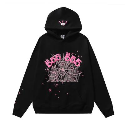 EM Sneakers Sp5der Hoodie & Sweatpant Set Angel Number Black 02