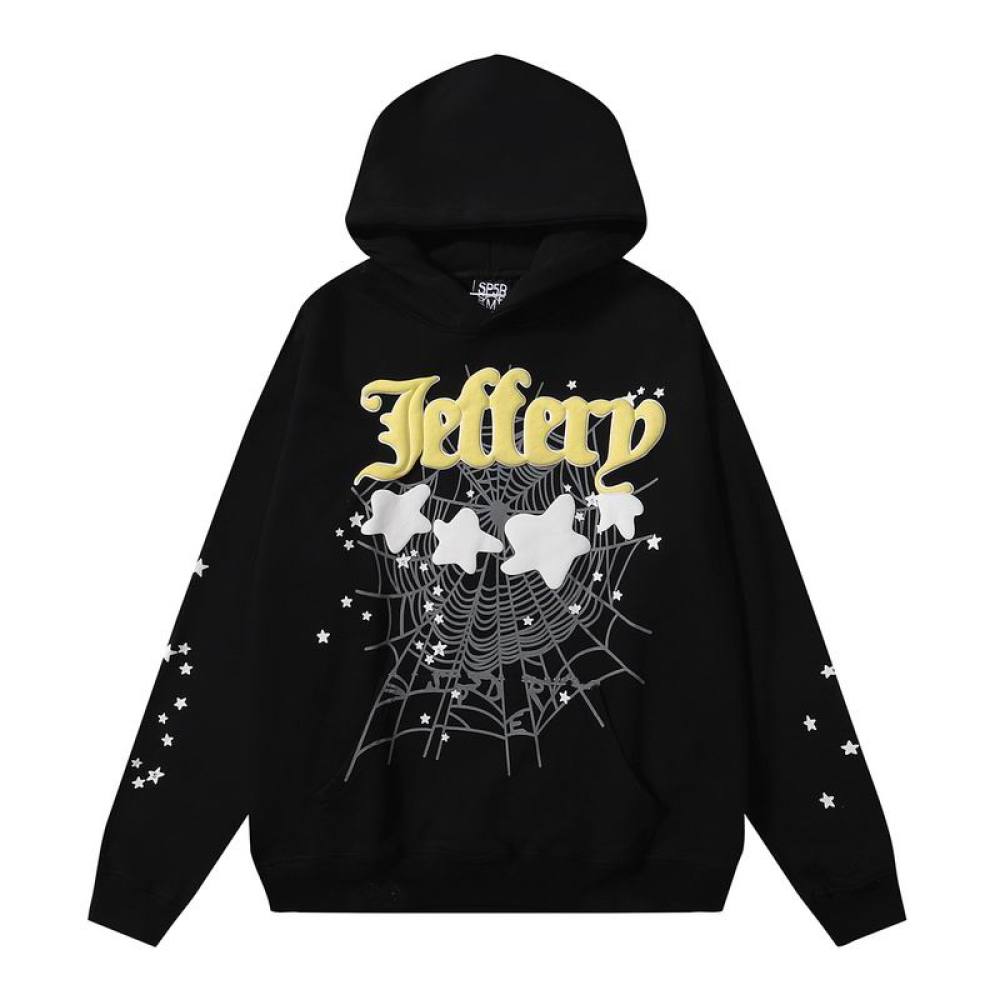 EM Sneakers Sp5der Hoodie & Sweatpant Set Atlanta Black
