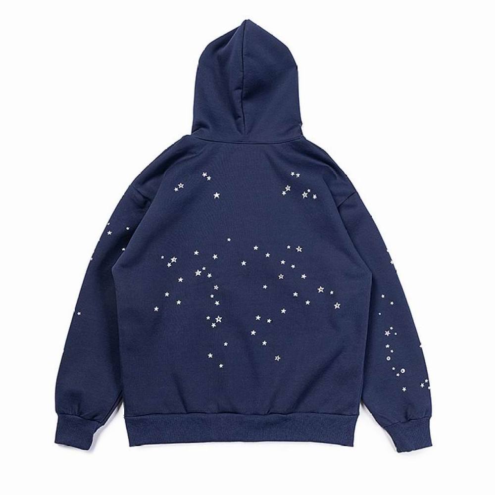 EM Sneakers Sp5der Hoodie & Sweatpant Set Atlanta Navy