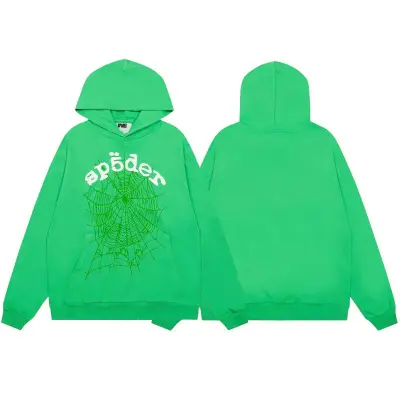 EM Sneakers Sp5der Hoodie & Sweatpant Set Legacy Green 02