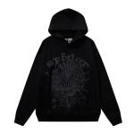 EM Sneakers Sp5der Hoodie & Sweatpant Set OG Web Heather Black