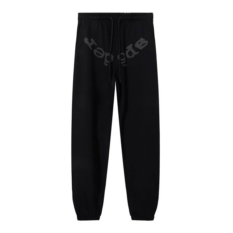 EM Sneakers Sp5der Hoodie & Sweatpant Set OG Web Heather Black