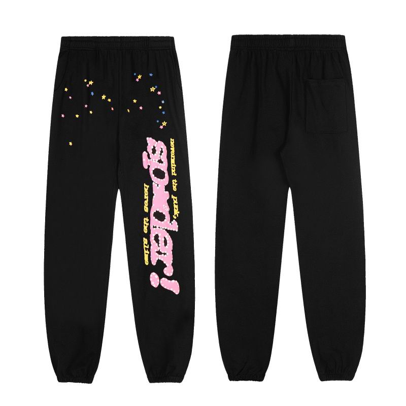 EM Sneakers Sp5der Hoodie & Sweatpant Set P*NK V2 Black