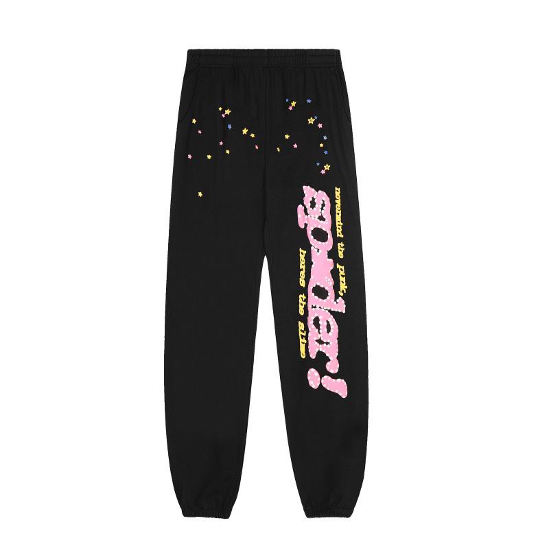 EM Sneakers Sp5der Hoodie & Sweatpant Set P*NK V2 Black