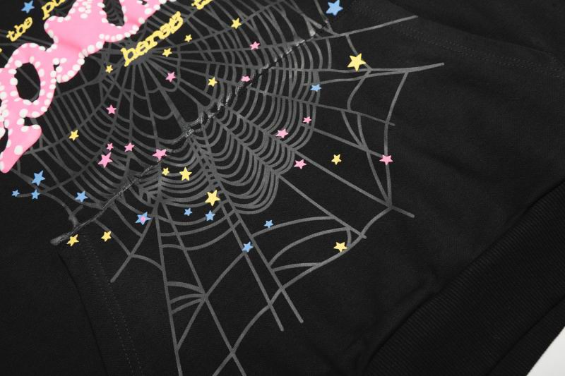 EM Sneakers Sp5der Hoodie & Sweatpant Set P*NK V2 Black