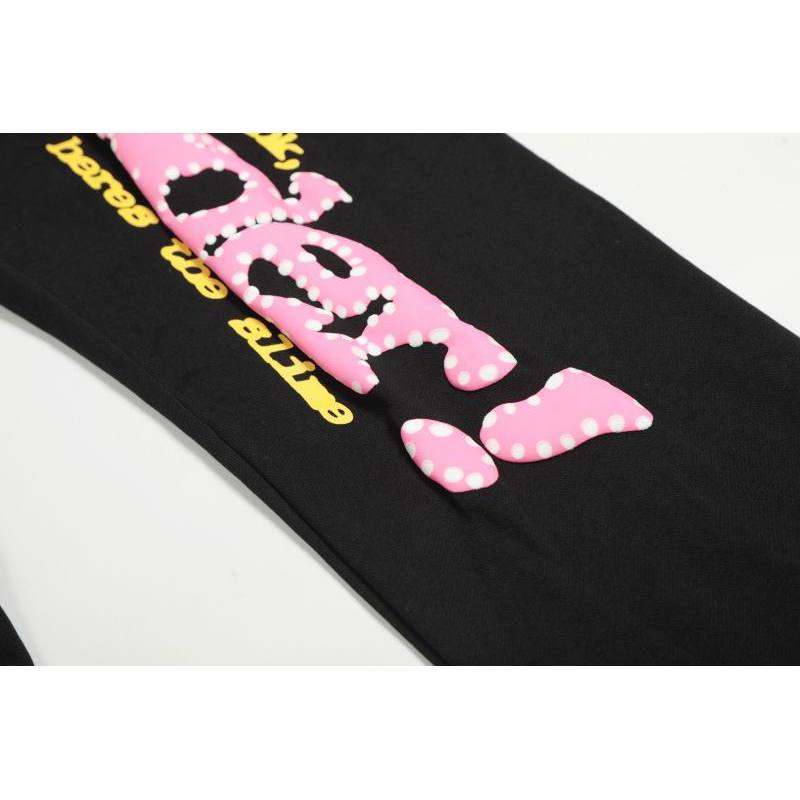 EM Sneakers Sp5der Hoodie & Sweatpant Set P*NK V2 Black