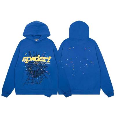 EM Sneakers Sp5der Hoodie & Sweatpant Set TC Blue 02