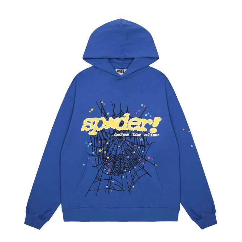 EM Sneakers Sp5der Hoodie & Sweatpant Set TC Blue