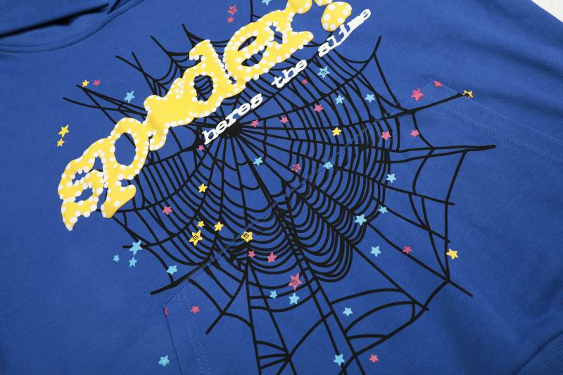 EM Sneakers Sp5der Hoodie & Sweatpant Set TC Blue