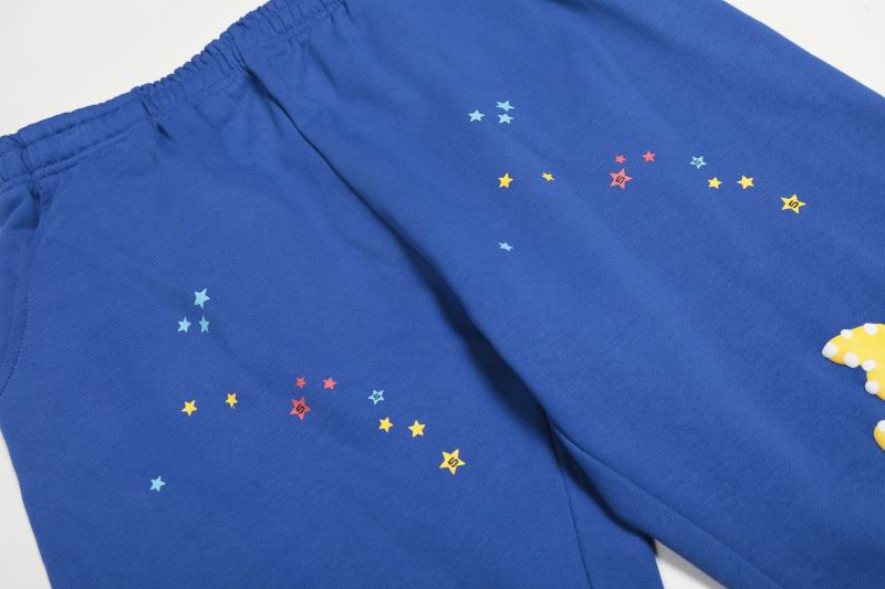 EM Sneakers Sp5der Hoodie & Sweatpant Set TC Blue