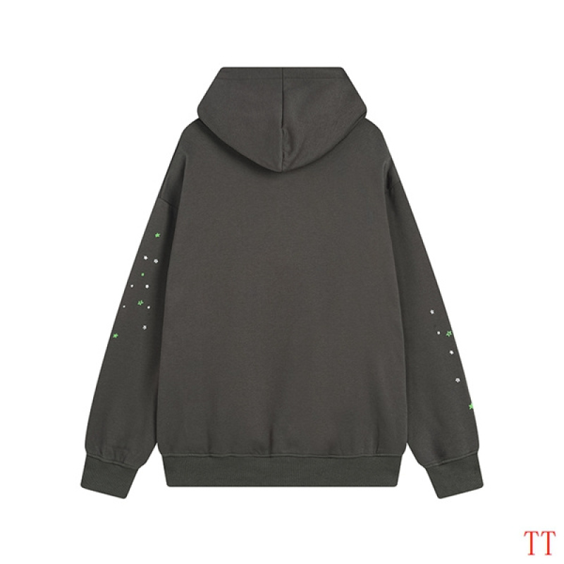 EM Sneakers Sp5der Hoodie & Sweatpant Set Wait Web Slate Grey