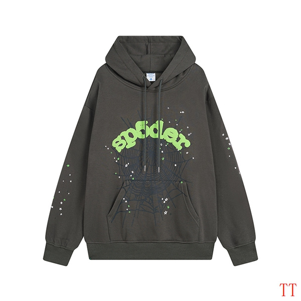 EM Sneakers Sp5der Hoodie & Sweatpant Set Wait Web Slate Grey