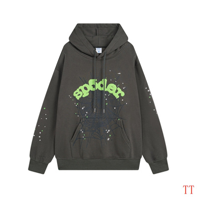EM Sneakers Sp5der Hoodie & Sweatpant Set Wait Web Slate Grey 02