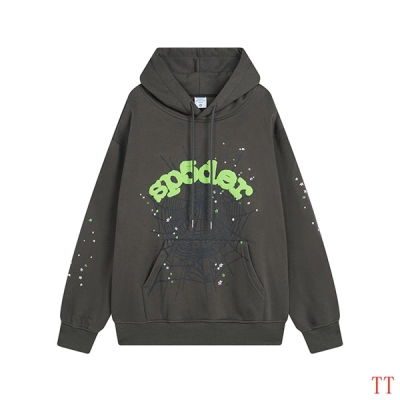 EM Sneakers Sp5der Hoodie & Sweatpant Set Wait Web Slate Grey 02