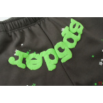 EM Sneakers Sp5der Hoodie & Sweatpant Set Wait Web Slate Grey