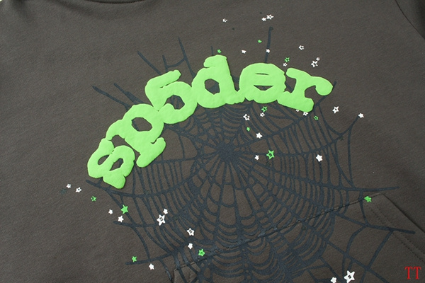 EM Sneakers Sp5der Hoodie & Sweatpant Set Wait Web Slate Grey