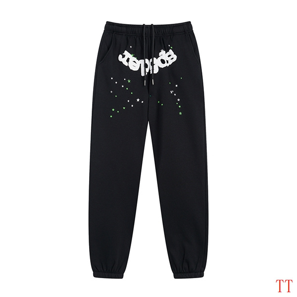 EM Sneakers Sp5der Hoodie & Sweatpant Set Web Black and Purple