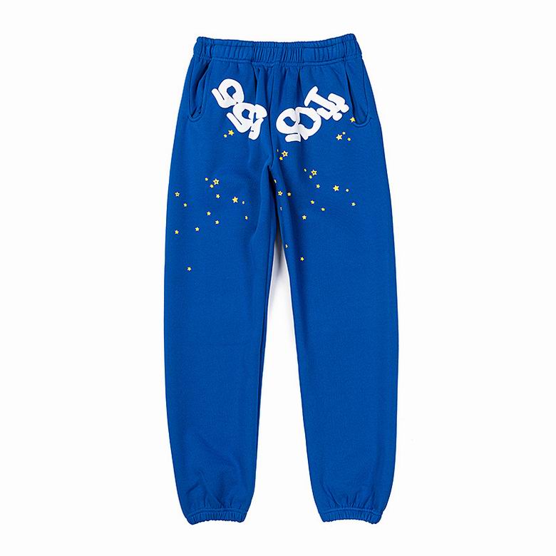 EM Sneakers Sp5der Hoodie & Sweatpant Set Web Print Gothic TC5 Blue