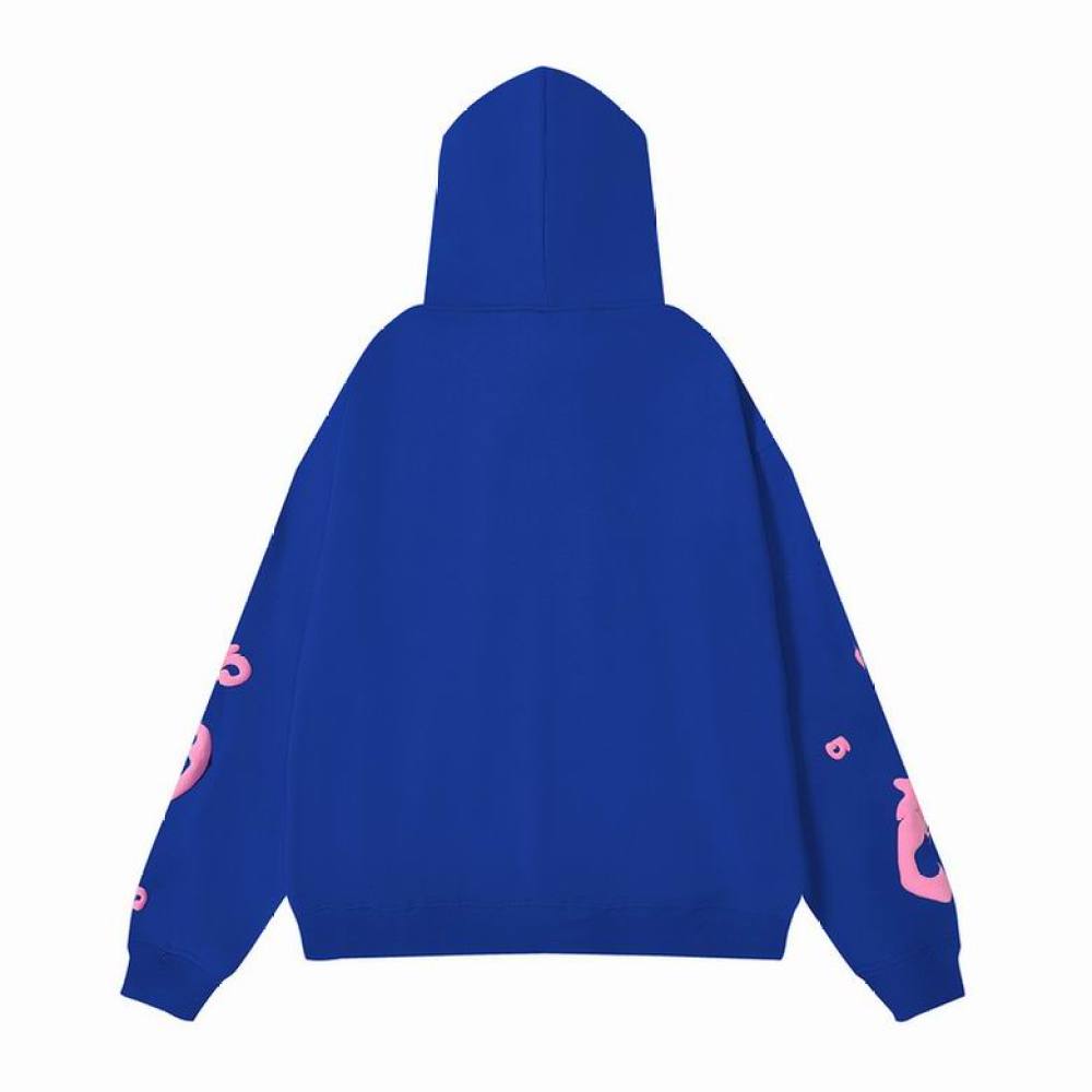 EM Sneakers Sp5der Hoodie & Sweatpant Set Wordwide Star Beluga Blue
