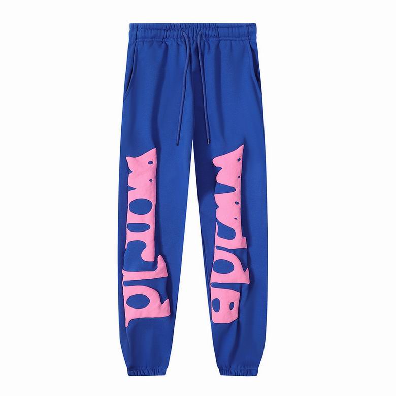 EM Sneakers Sp5der Hoodie & Sweatpant Set Wordwide Star Beluga Blue