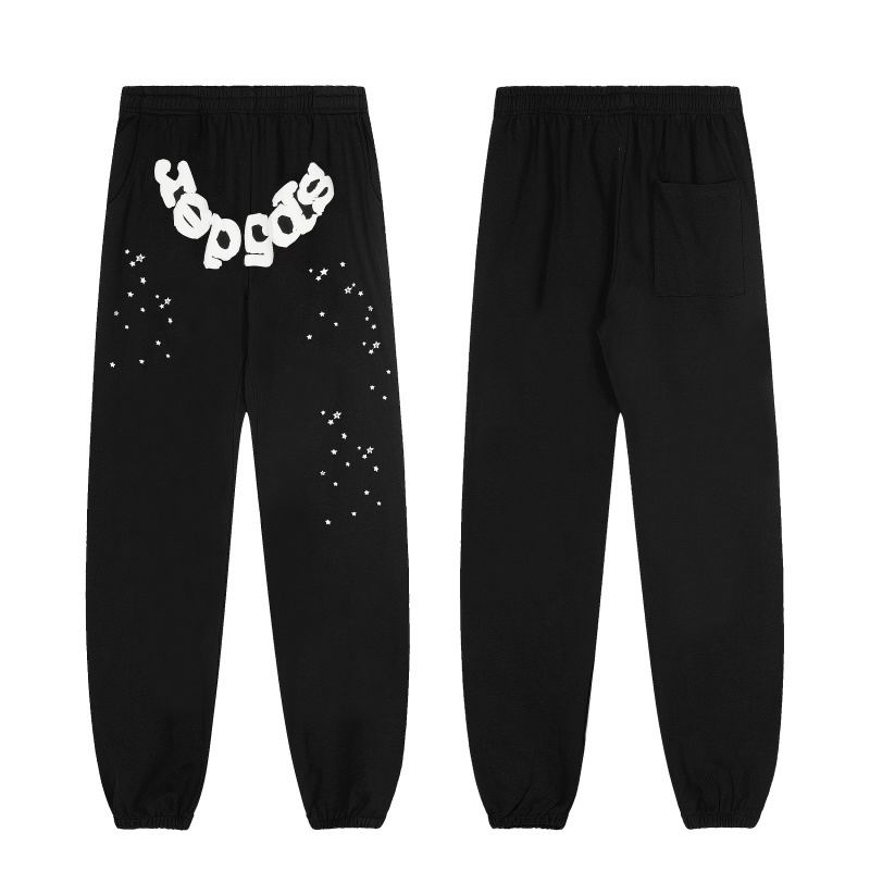 EM Sneakers Sp5der Hoodie & Sweatpant Set Worldwide Black OG Web