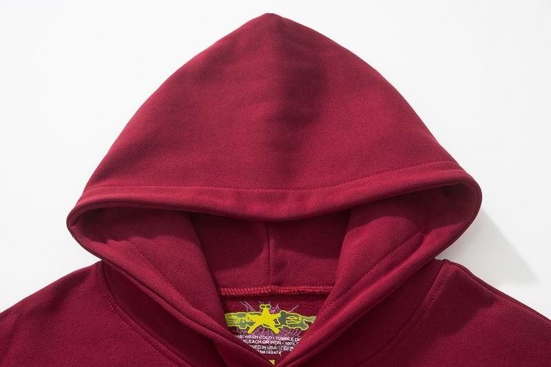EM Sneakers Sp5der Logo Hoodie Maroon