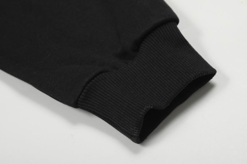 EM Sneakers Sp5der OG Rhinestone Logo Hoodie Black