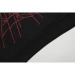 EM Sneakers Sp5der OG Rhinestone Logo Hoodie Black