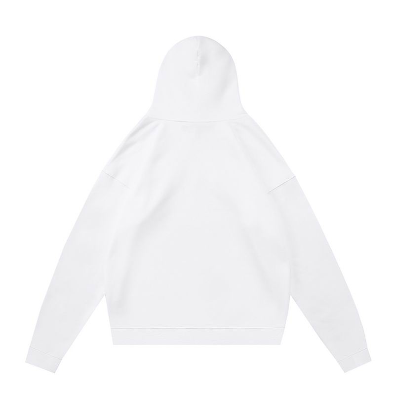 EM Sneakers Sp5der OG Rhinestone Logo Hoodie White