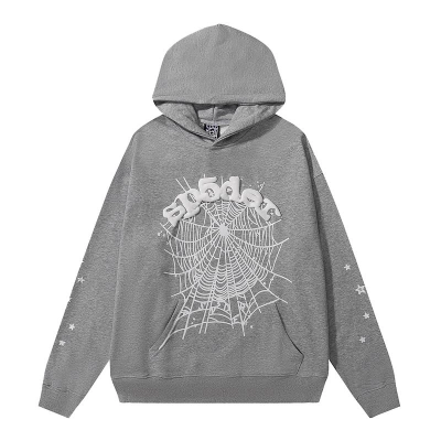 EM Sneakers Sp5der OG Web Hoodie Heather Grey 01