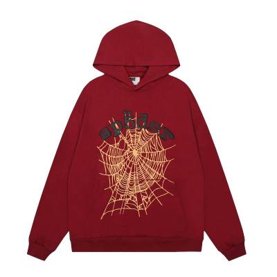 EM Sneakers Sp5der OG Web V2 Hoodie Red 01