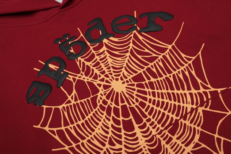 EM Sneakers Sp5der OG Web V2 Hoodie Red