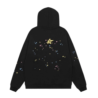 EM Sneakers Sp5der P*NK V2 Hoodie Black 02