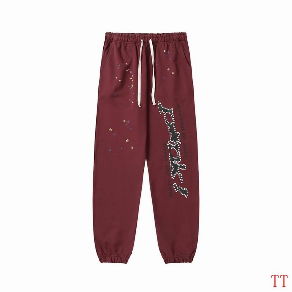 EM Sneakers Sp5der Punk Sweatpant Reddish Brown
