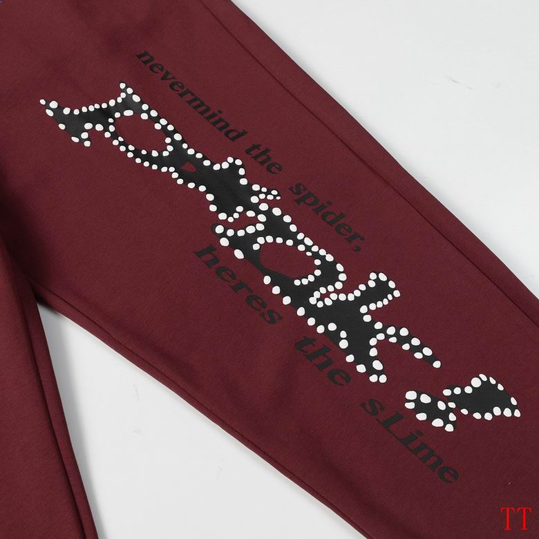 EM Sneakers Sp5der Punk Sweatpant Reddish Brown