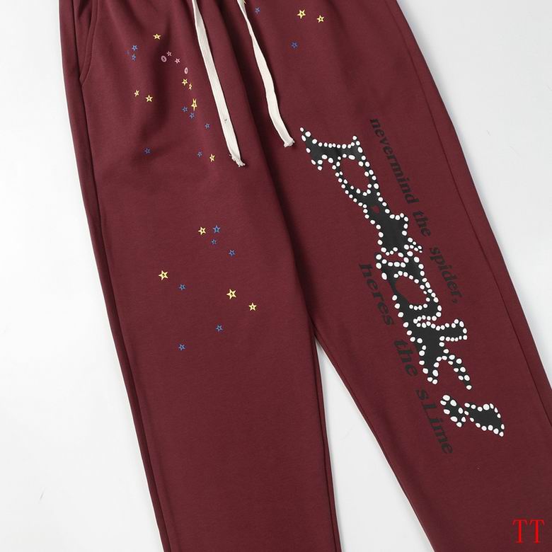 EM Sneakers Sp5der Punk Sweatpant Reddish Brown
