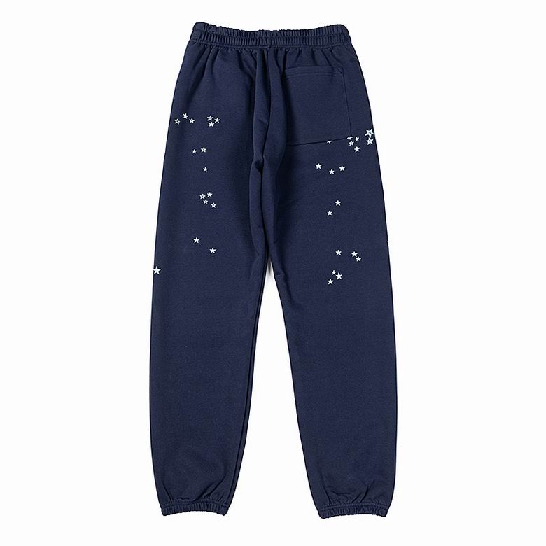 EM Sneakers Sp5der Sweatpant Worldwide 555 Angel Number Navy Blue