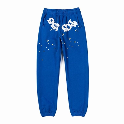 EM Sneakers Sp5der Worldwide Sweatpant Blue 01