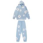 EM Sneakers Denim Tears Hoodie & Sweatpant Sets Cotton Wreath Royal Baby Blue