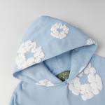 EM Sneakers Denim Tears Hoodie & Sweatpant Sets Cotton Wreath Royal Baby Blue