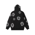 EM Sneakers Denim Tears Hoodie & Sweatpant Sets Cotton Wreath Royal Black Monochrome
